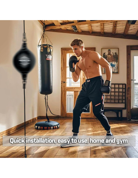 Bolsa de Doble Extremo NDNRTA Mejorada para Boxeo y MMA