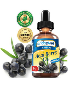 Aceite de Baya de Acai Virgen myVidaPure 30 ml Hidratante 2