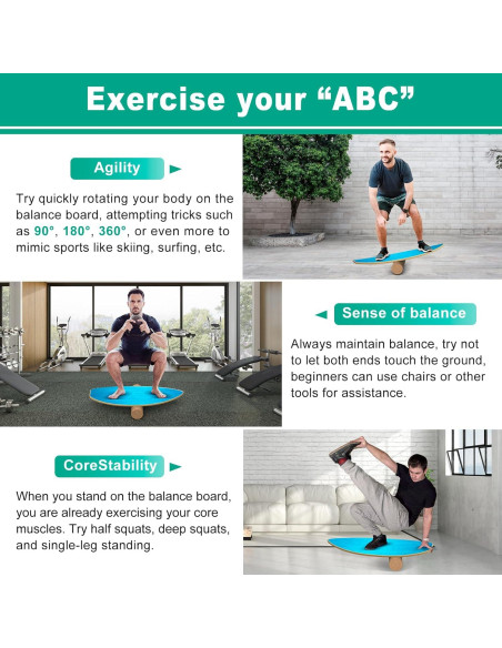 Tablero de Equilibrio Healfith de Madera Antideslizante 204kg