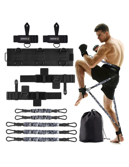 Cintas de Resistencia MANUEKLEAR 250LBS para Boxeo y MMA