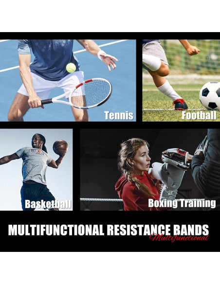 Cintas de Resistencia MANUEKLEAR 250LBS para Boxeo y MMA