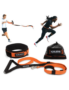 Kit de Entrenamiento de Velocidad XCELER8 - Arnés y Banda de Resistencia