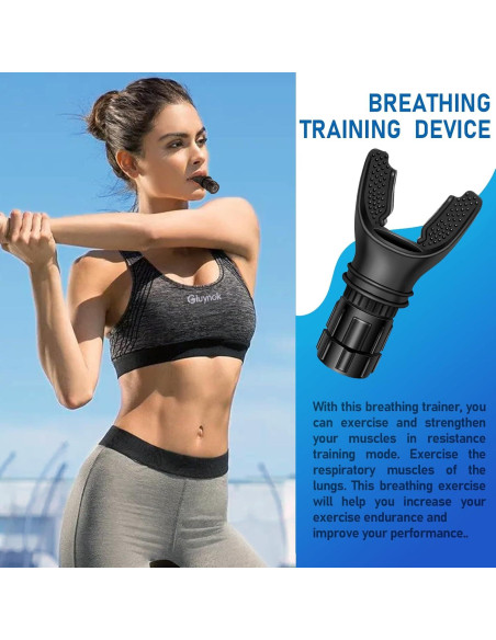 Entrenador Respiratorio Portátil en Caucho Natural - Enttgo