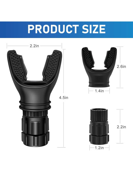 Entrenador Respiratorio Portátil en Caucho Natural - Enttgo