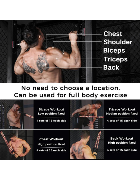 Bandas de Resistencia Ajustables Innstar 75kg para Pull Up