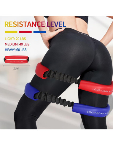 Banda de Resistencia para Glúteos Touioi - 3 Niveles de Resistencia