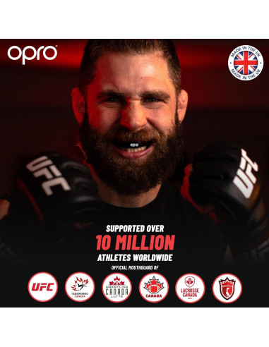 Protector Bucal Personalizado OPRO Adulto Transparente 22x12cm