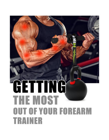 Entrenador de Muñeca y Antebrazo Hikeen - Kit Fitness Completo