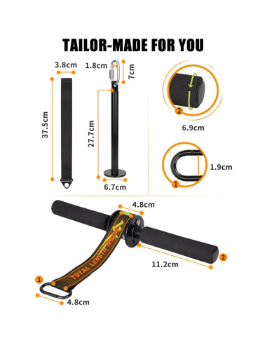 Entrenador de Muñeca y Antebrazo Hikeen - Kit Fitness Completo