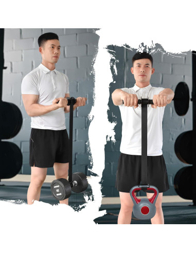 Rodillo de Muñeca para Antebrazo XonyiCos - Entrenador Fitness