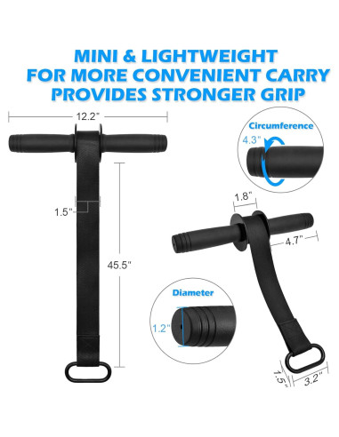 Rodillo de Muñeca para Antebrazo XonyiCos - Entrenador Fitness