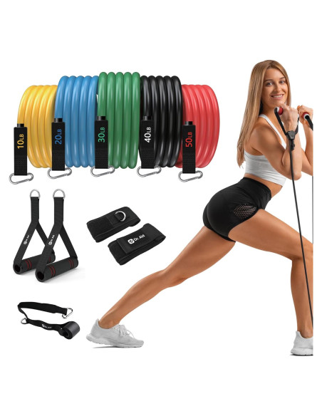 Set de Bandas de Resistencia Dr. Aid - 5 Niveles, Láttex Reforzado