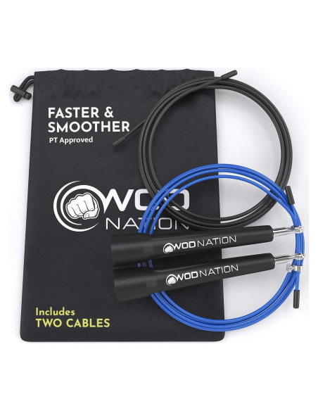 Cuerda de Salto Ajustable WOD Nation - Fitness Rápida para Todos Cuerda de Salto Ajustable WOD Nation - Fitness Rápida para Todos
