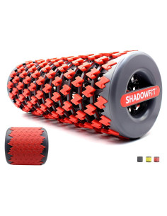 Rodillo de Espuma Ajustable Shadowfit 83.82 cm Rojo para Masaje