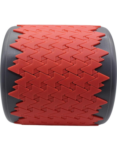 Rodillo de Espuma Ajustable Shadowfit 83.82 cm Rojo para Masaje