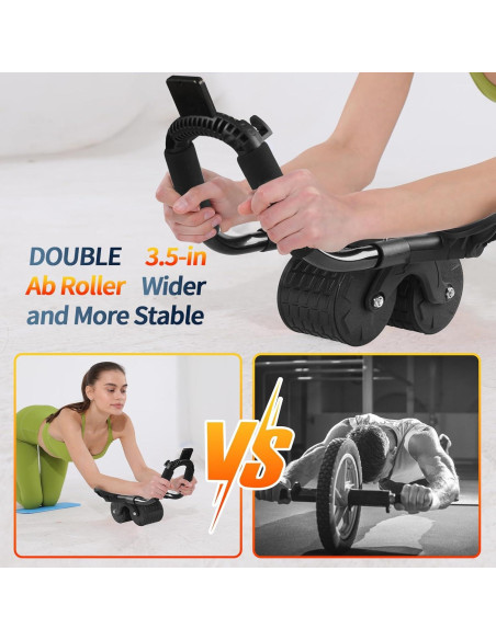 Rueda Abdominal Tixahi con Temporizador y Rebote Automático