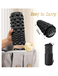 Rodillo de Espuma Vibrante Kucttic 33x11cm 5 Velocidades 2