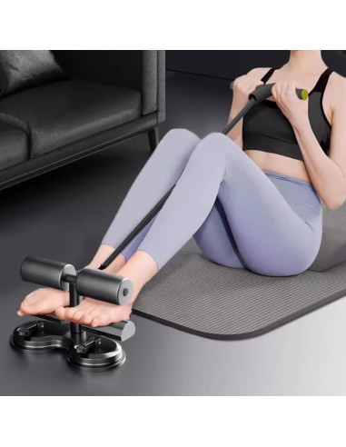 Entrenador Abdominal TITAAEAA Ajustable con 3 Ventosas