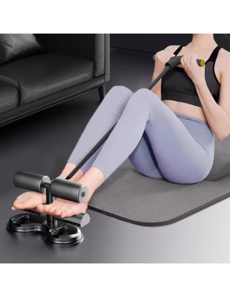 Entrenador Abdominal TITAAEAA Ajustable con 3 Ventosas