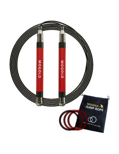 Cuerda de Salto MOGOLD 2-en-1 Ajustable para Boxeo y CrossFit