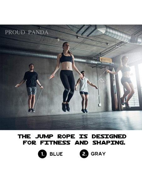 Cuerda de Saltar con Peso 0.45 kg Proud Panda Ajustable