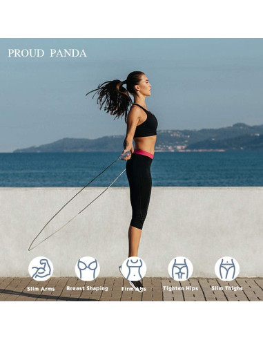 Cuerda de Saltar con Peso 0.45 kg Proud Panda Ajustable