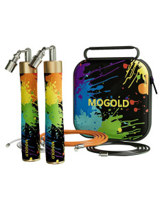 Cuerda de Salto con Peso MOGOLD - Ajustable y Ergonómica