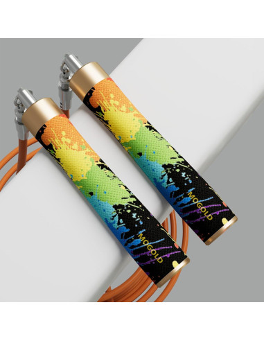 Cuerda de Salto con Peso MOGOLD - Ajustable y Ergonómica