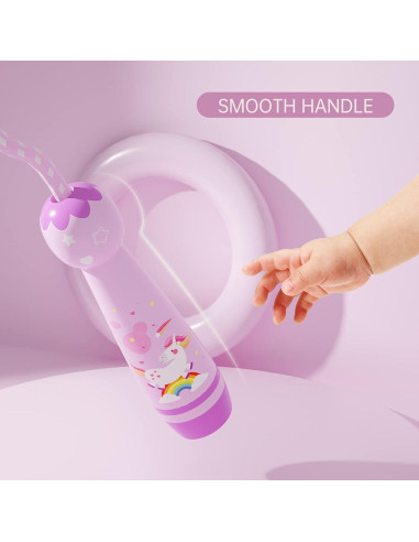 Cuerda de Saltar Ajustable JGM para Niños - Algodón Trenzado