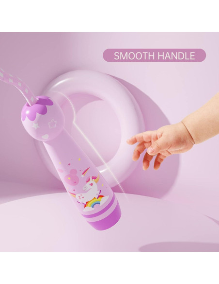 Cuerda de Saltar Ajustable JGM para Niños - Algodón Trenzado