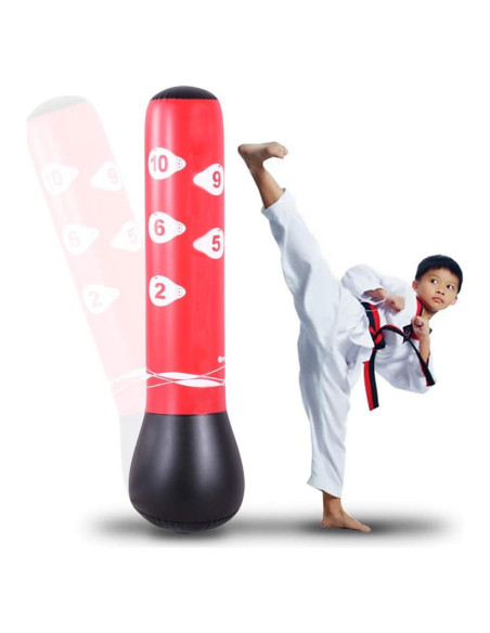 Saco de Boxeo Inflable HIWENA 150 cm para Niños y Adultos