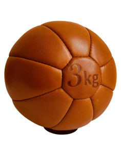 Bola Medicinal de Fitness 3kg Geoffrey Cuero Vintage Tan