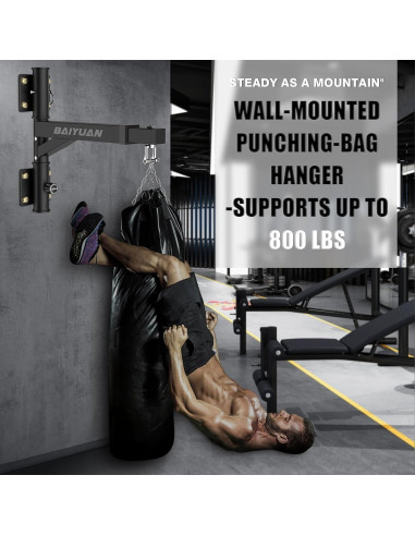 Soporte ajustable para bolsa de boxeo BaiYuan - 44.45-66.04 cm