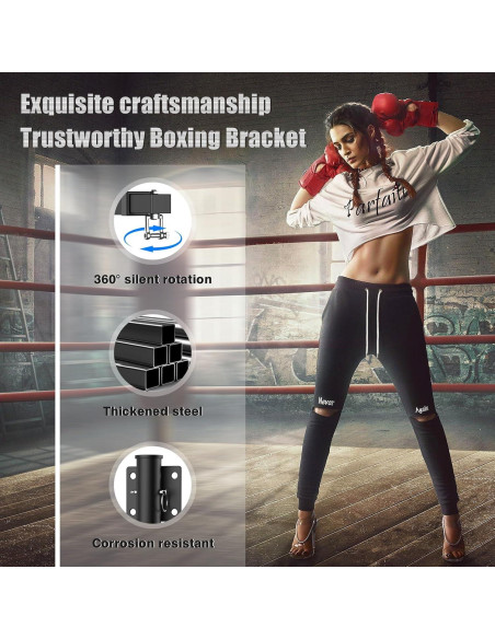 Soporte ajustable para bolsa de boxeo BaiYuan - 44.45-66.04 cm