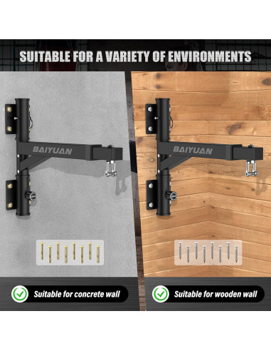 Soporte ajustable para bolsa de boxeo BaiYuan - 44.45-66.04 cm