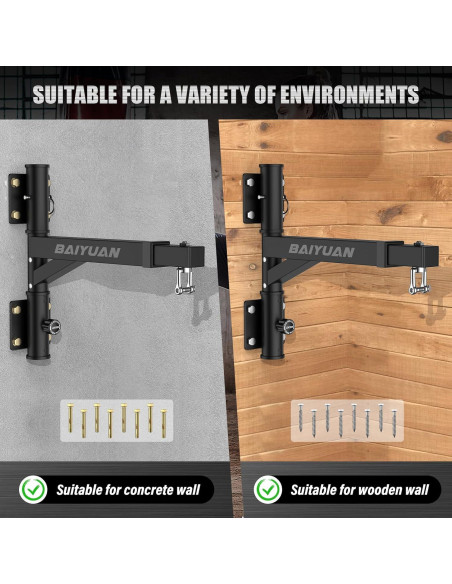 Soporte ajustable para bolsa de boxeo BaiYuan - 44.45-66.04 cm