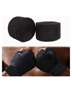 Envolturas de Mano de Boxeo Bntyok QJBD-2PCS 149.86 cm