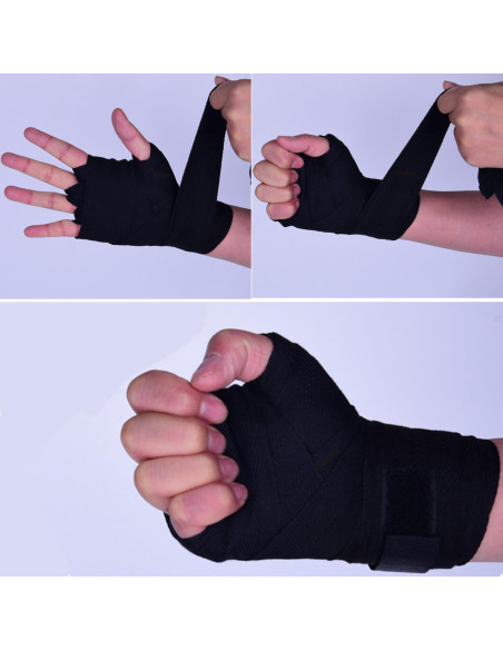 Envolturas de Mano de Boxeo Bntyok QJBD-2PCS 149.86 cm