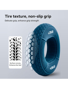 Entrenador de Agarre HSOOVZN - Anillo de Silicona 9-27 kg 2