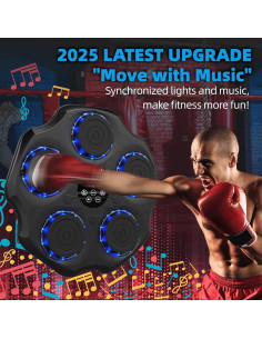 Máquina de Boxeo Musical Oycevila 2025 con Bluetooth y Guantes 2