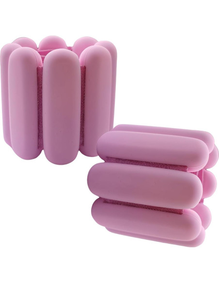 Pesas para Tobillos y Muñecas FlamingoCasa 0.91Kg Ajustables Rosa