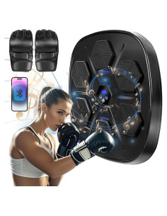 Máquina de Boxeo Musical Adius 2025 - LED, 9 Modos, Pared