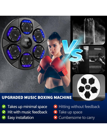 Máquina de Boxeo Musical Poetish QJB-55 con Guantes - 2025 Máquina de Boxeo Musical Poetish QJB-55 con Guantes - 2025