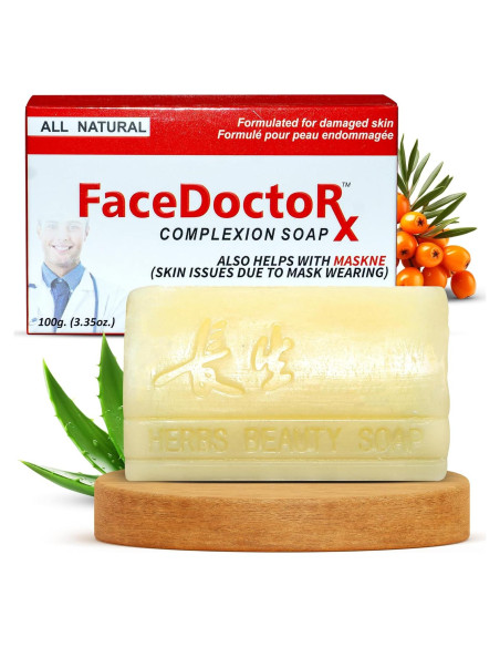 Jabón Face Doctor 95g para Acné y Rosácea - Piel Sensible