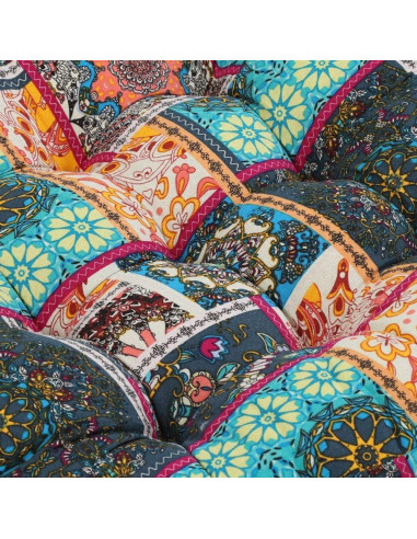 Almohada de Meditación HIGOGOGO Cuadrada 56x56 cm Turquesa