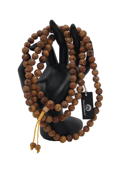 Mala de Meditación Budista de Bodhiseed 108 Cuentas Ajustable