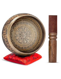 Juego de Cuencos Cantores Tibetanos Himalayan Bazaar 10.16 cm