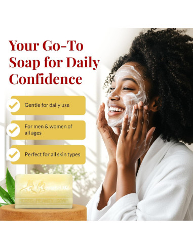 Jabón Face Doctor 95g para Acné y Rosácea - Piel Sensible