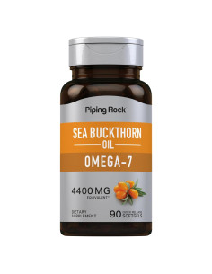 Cápsulas de Aceite de Espino Marino Piping Rock 4400mg 90 Gelatinas