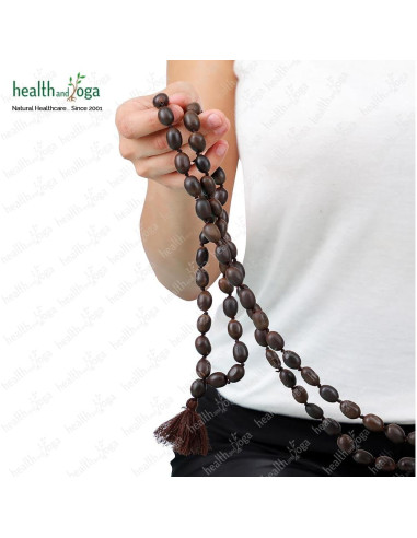 Collar de Meditación HealthAndYoga con 108 Perlas de Loto